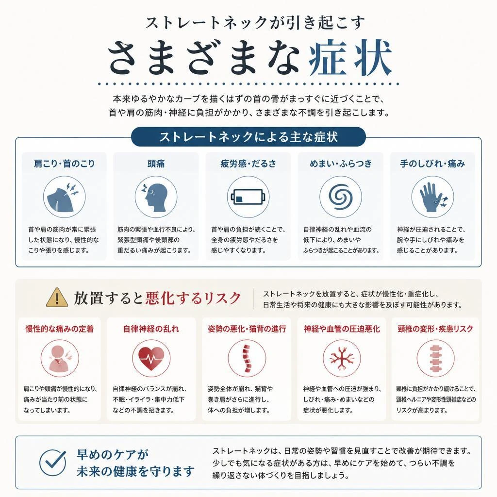 ストレートネックの症状